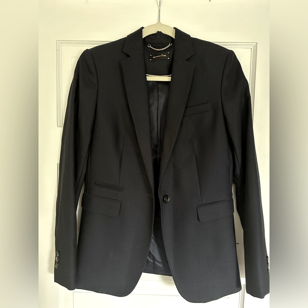 Massimo Dutti Cool Wool Blazer. Size EUR 38/US 6
